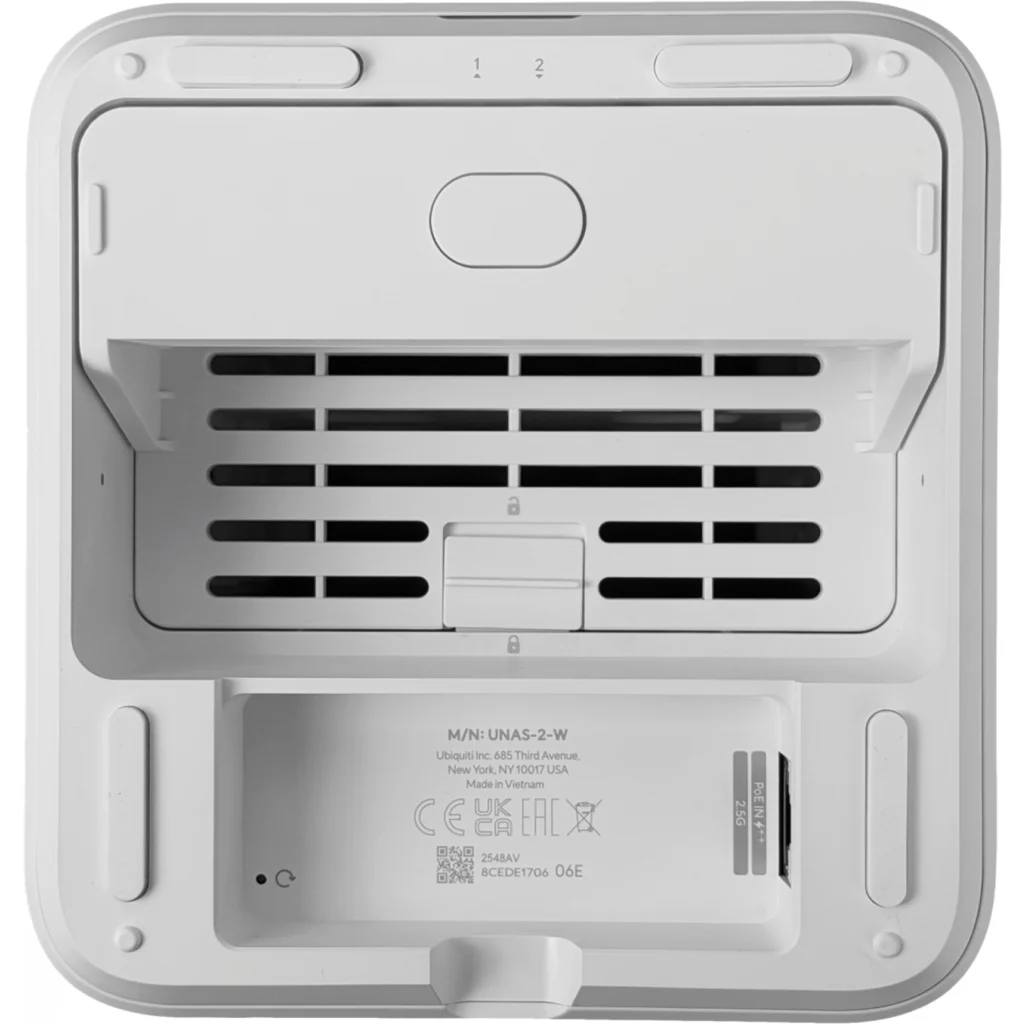 Imagen 7 de UBIQUITI Blanco NAS 2xHD-RAID 1-2500 PoE++ USB-C-5Gbps UniFi Drive