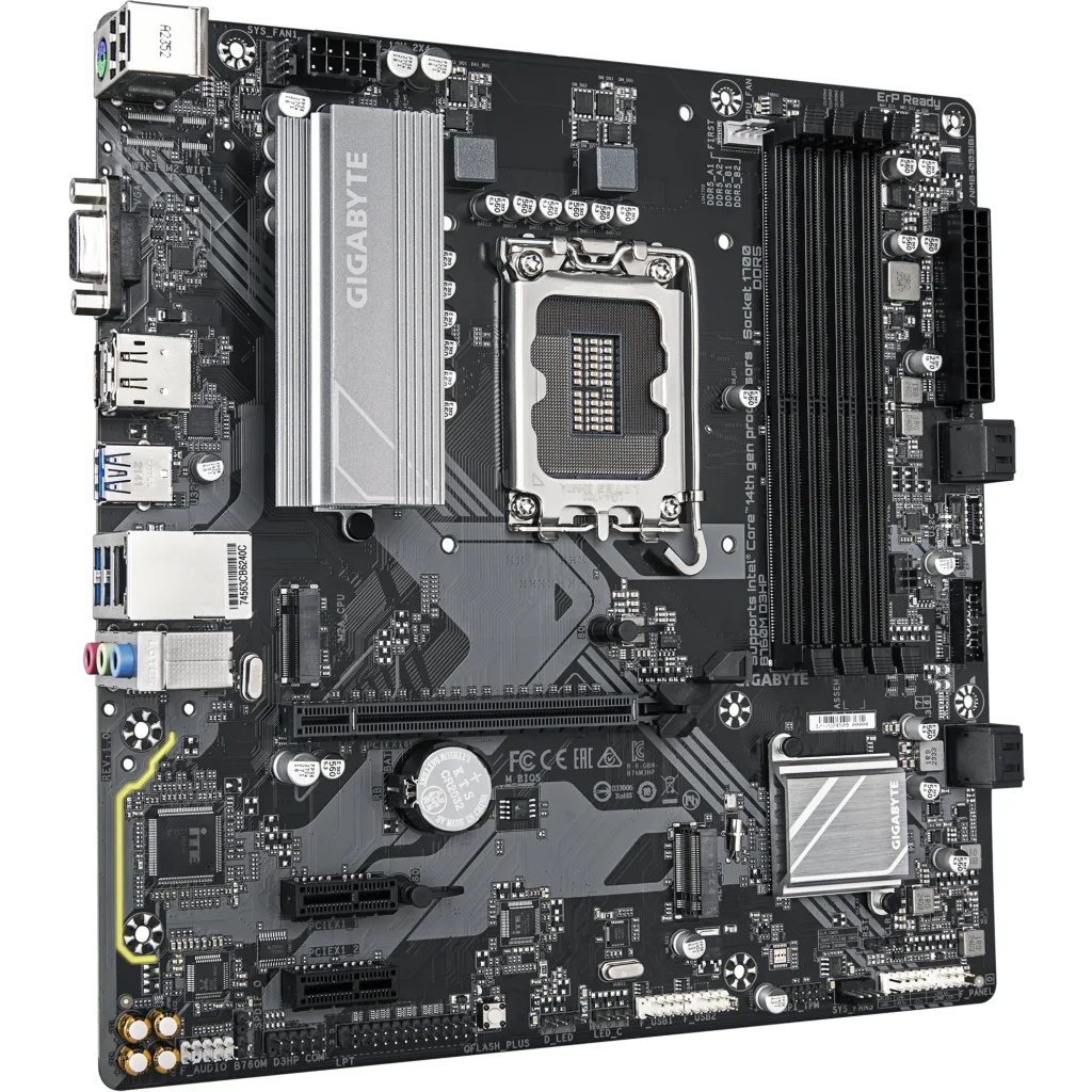 Imagen 1 de Tarjeta Madre Gigabyte B760M D3HP LGA1700 Sup 13/14°G 4*DDR5 M.2 DP HDMI mATX