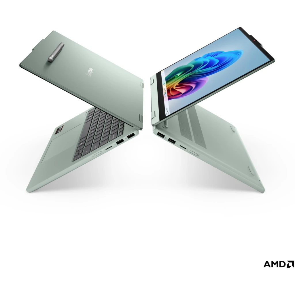 LV Ideapad 5 2en1 Gen 11 R7 250 16GB 512GB 14 WUXGA Touch  Wifi 7   T Retroiluminado  Breeze Moss