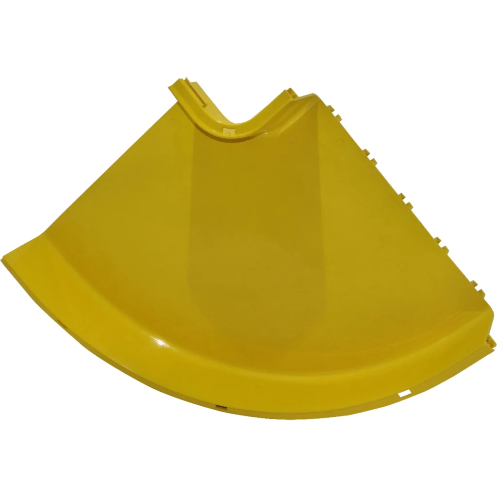 360x100mm Angulo 90o Plano Amarilla PC+ABS LSZH Macho