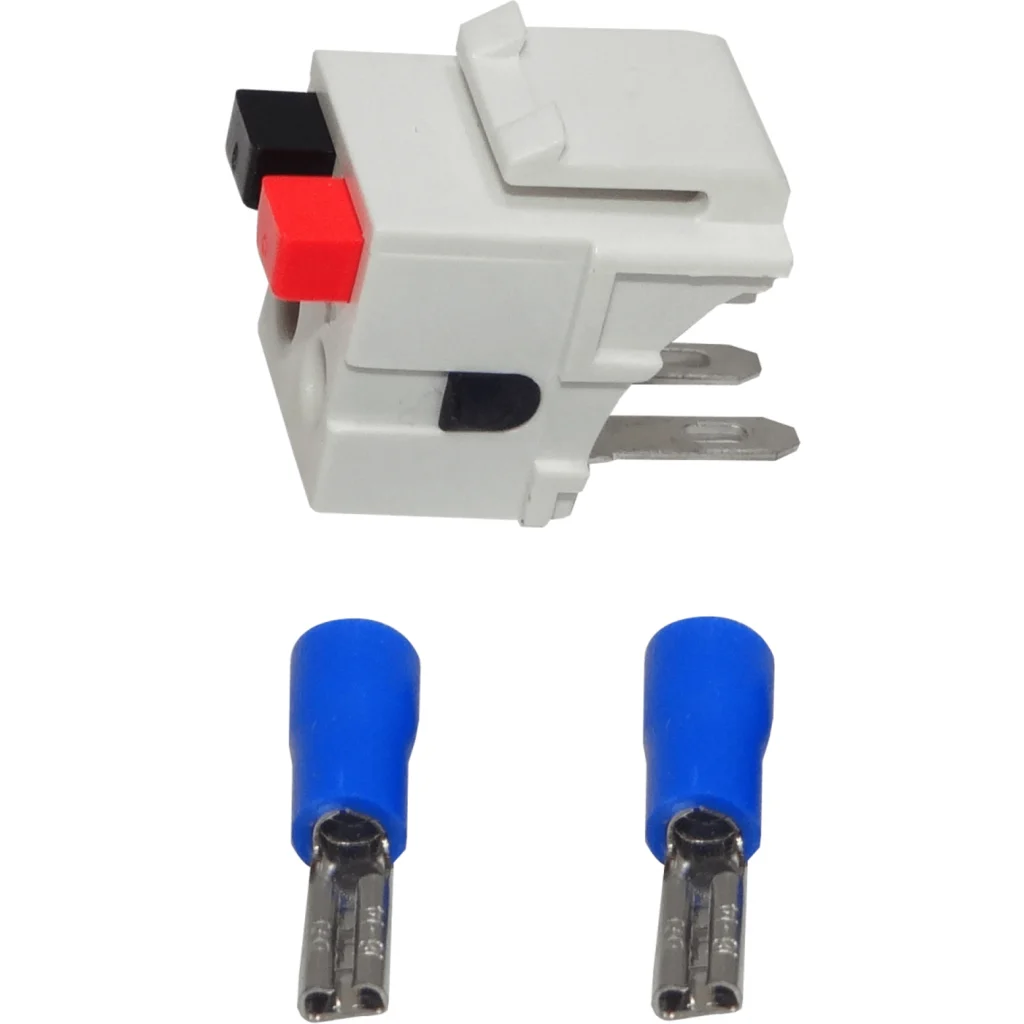 ICC Keystone 2-pin Parlante Rojo-Negro max-AWG16 UL