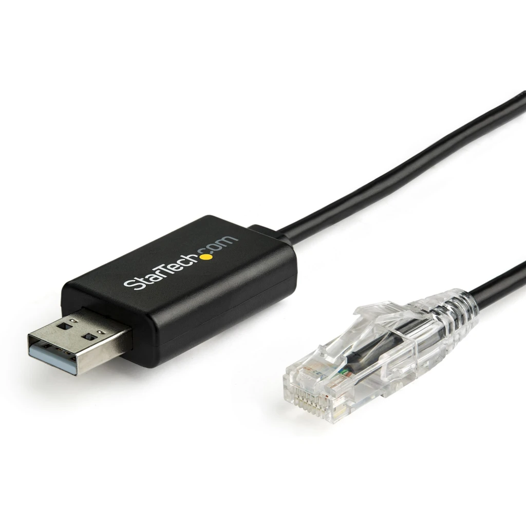 Cable Adaptador StarTech USB Type-A a RJ45 M/M 1.8mt MacWinLnx p/consola Cisco