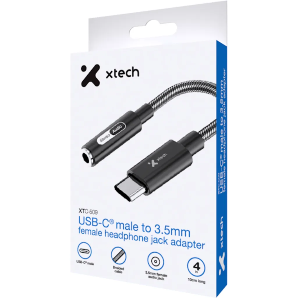 Imagen 6 de Cable Adaptador de Audio Xtech XTC-509, USB-C Macho a Jack 3.5mm Hembra