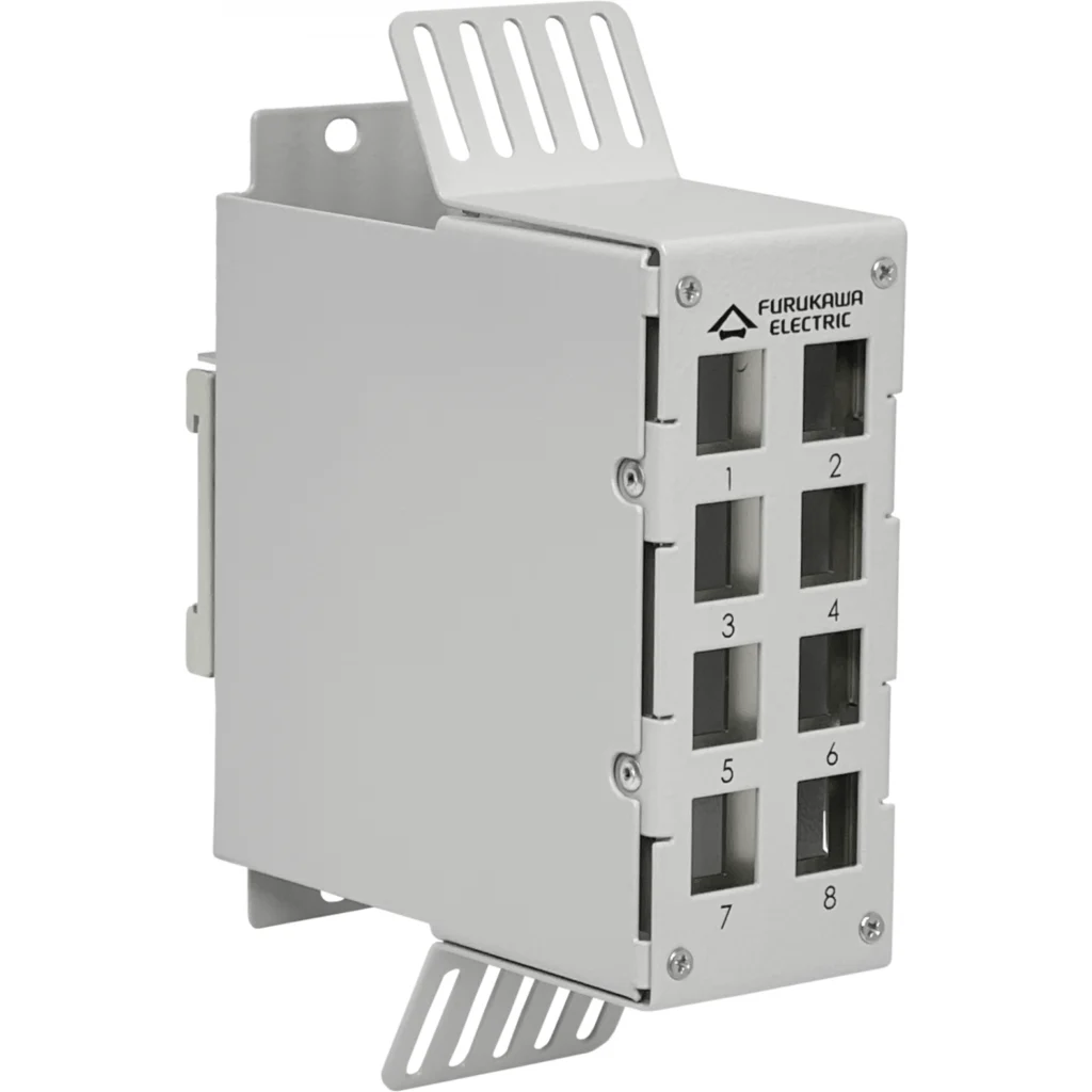 Imagen 2 de FURUKAWA Req-8-Keystone Patch Panel Riel-Din Vacio Metal 8P 35150333