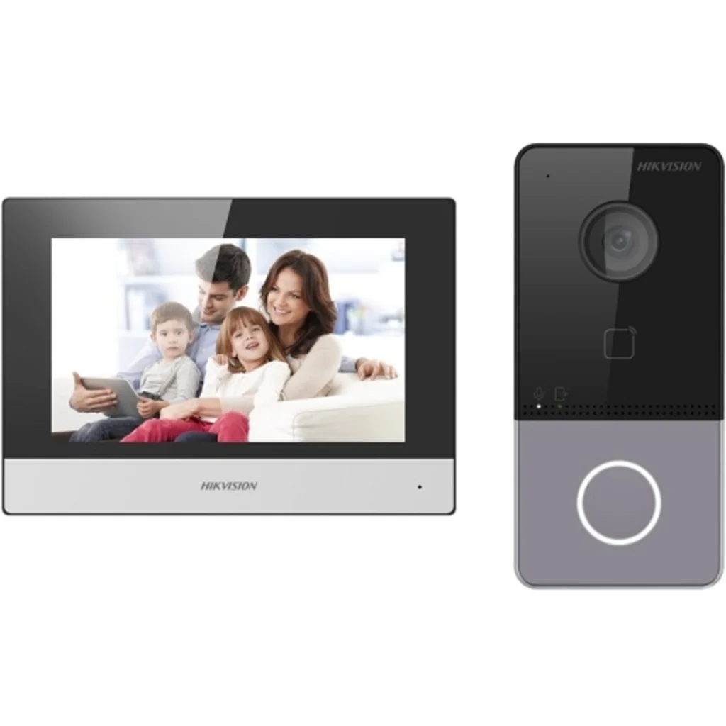 Kit Video Portero IP Hikvision incluye DS-KV6113-WPE1 + DS-KH6320-WTE1