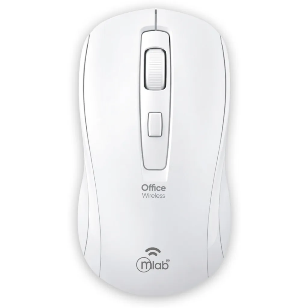 MLAB MOUSE INALAMBRICO 2,4GHZ 1600DPI OFFICE M50W WHITE