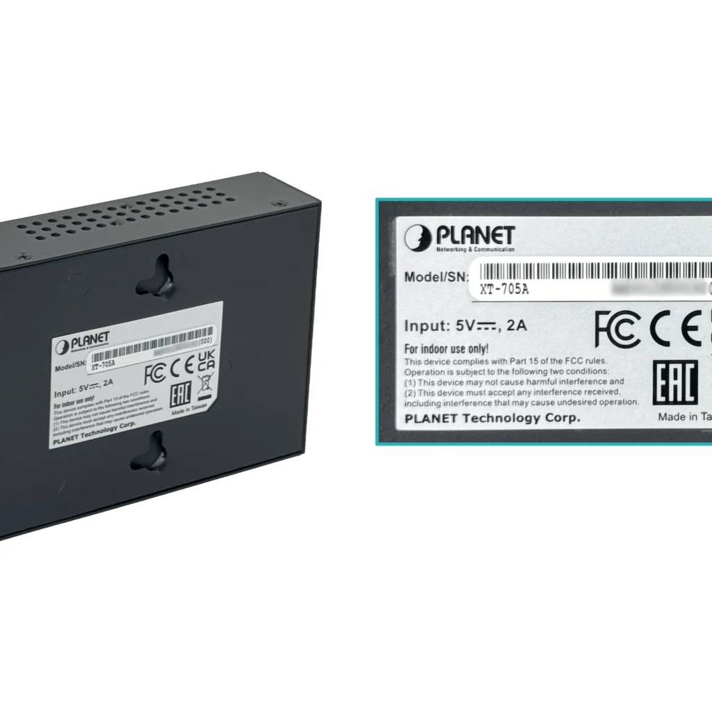 Imagen 2 de PLANET 1-10G 1-SFP+10G Media Converter Cobre No-admin inc-5VDC/2A
