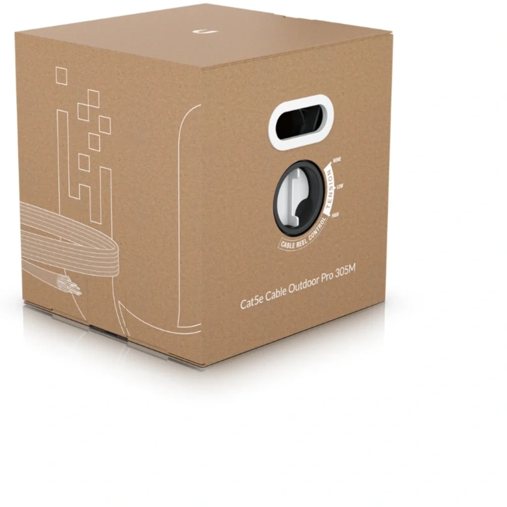 Imagen 1 de Cable de Red Ubiquiti CAT5E F/UTP Color Blanco 305mts