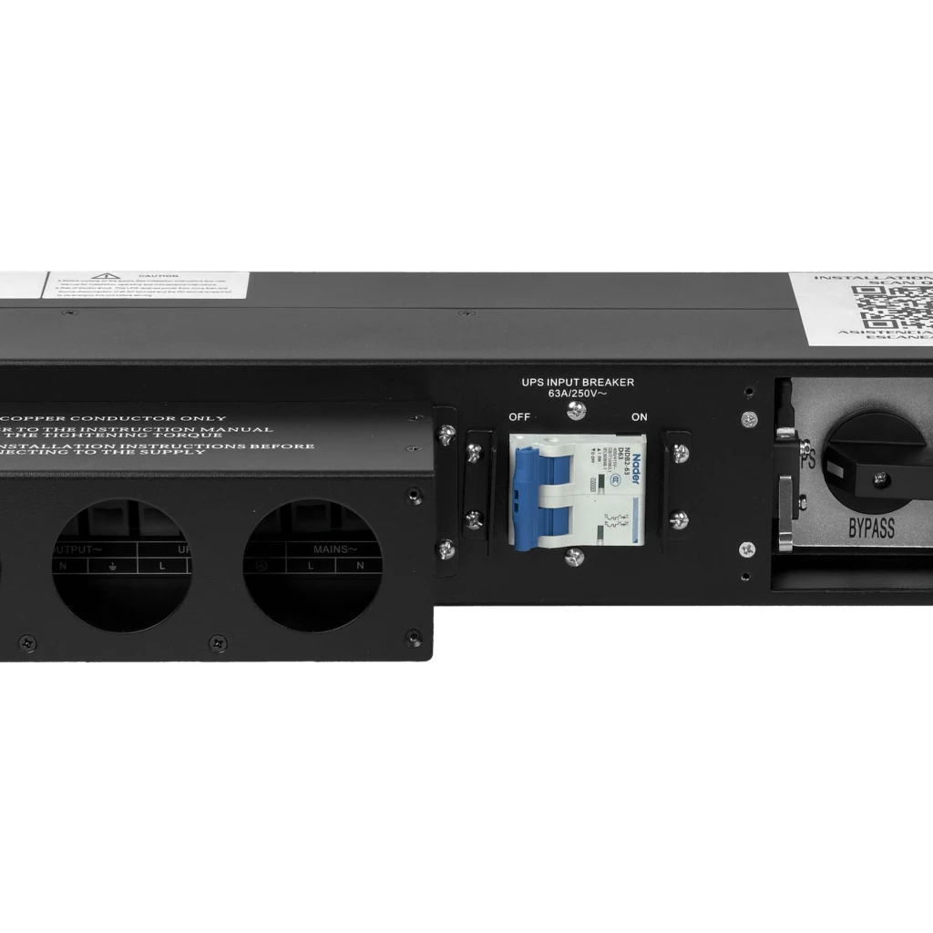 Imagen 2 de FORZA bypass 1-Fase 63A Conmutador Manual Rack 2U para/UPS 6/10KVA