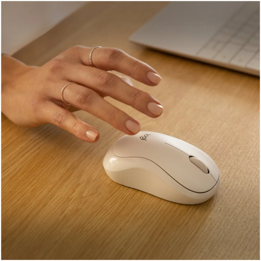 Imagen 6 de Mouse Inalámbrico Logitech M240 Silent, Óptico 4000DPI 3 Btnes Bluetooth Blanco