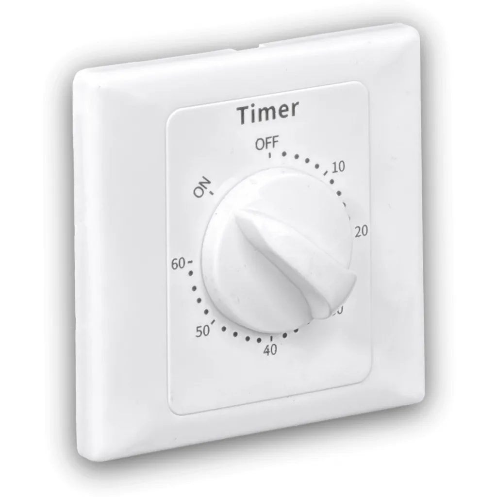 Imagen 1 de Temporizador 60mins 86x86mm Mecanico 220VAC 10A 2000W