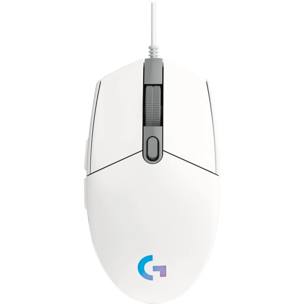 Imagen 2 de Mouse Gamer Alámbrico Logitech G203 RGB 6 Botones 8000dpi USB Blanco