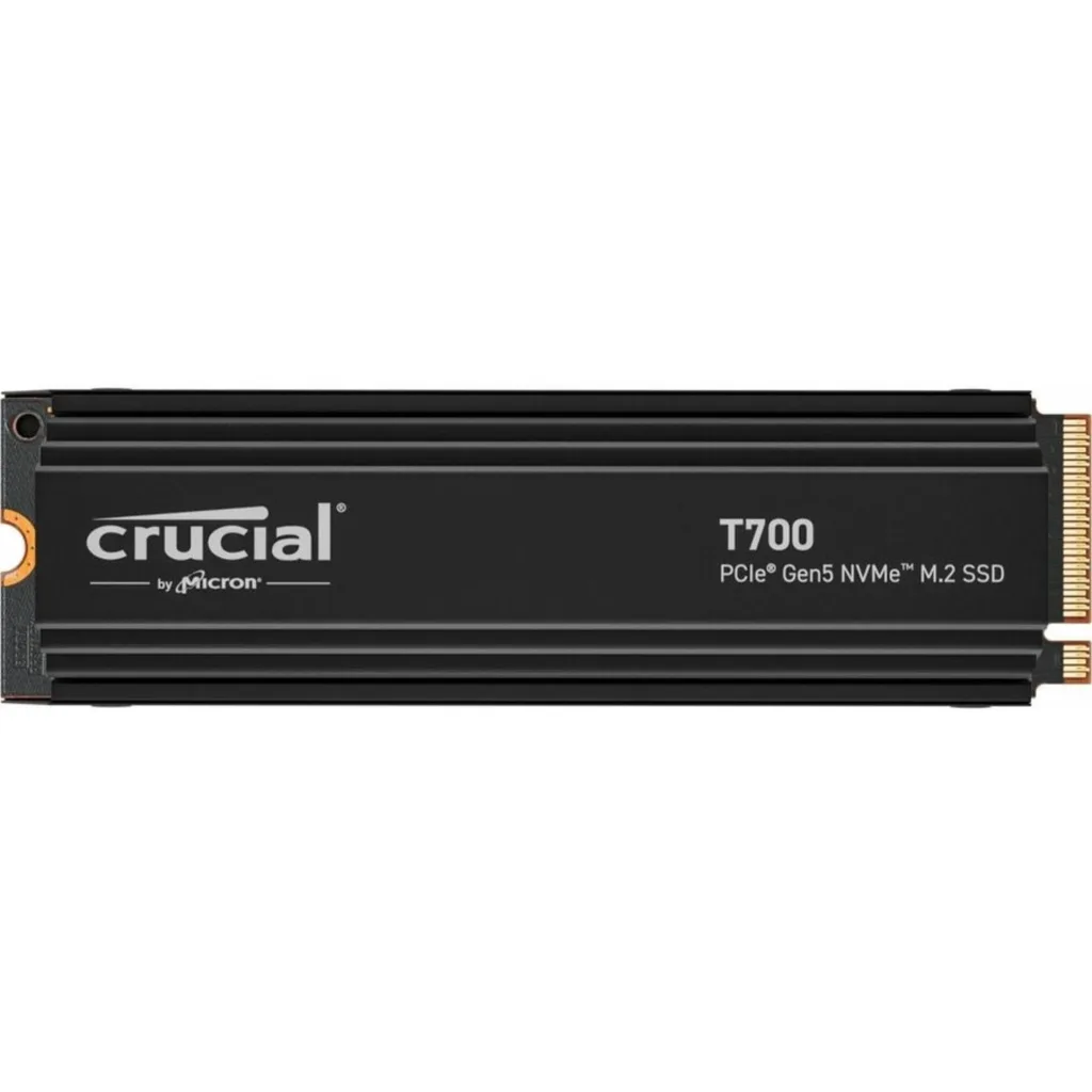 Unidad SSD Crucial T700 2TB M.2 22*80 PCIe G5 x4 NVMe Lec 11700MB/s Esc 9500MB/s