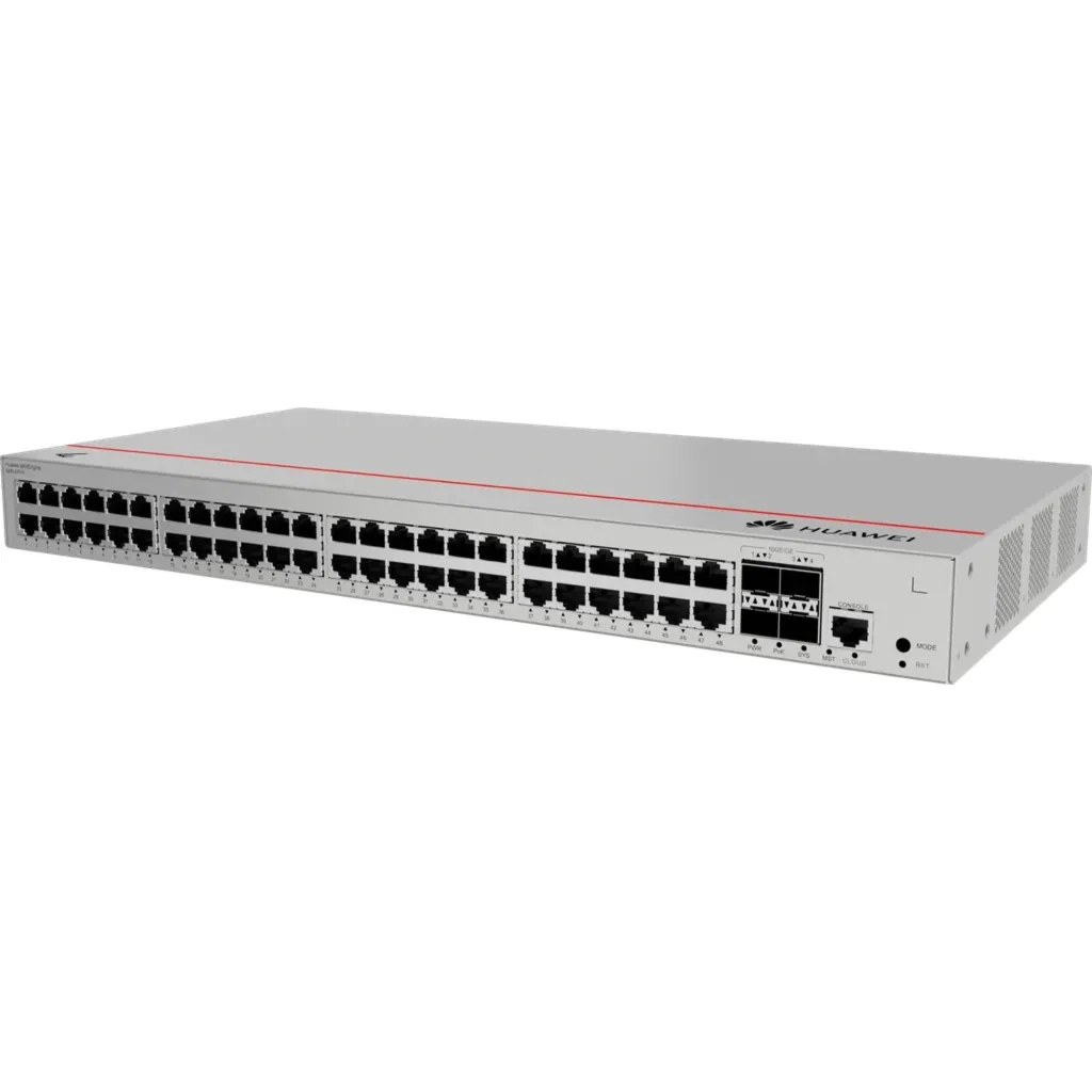 Imagen 1 de S310-48PN4X. Switch Huawei eKit 48 puertos PoE+ 10/100/1000/2.5G Base-T 4 Puertos 10 GE SFP+ capacidad de conmutación de 320 Gbit/s capacidad de reenvió de paquetes de 238 Mpps para capa de agregación