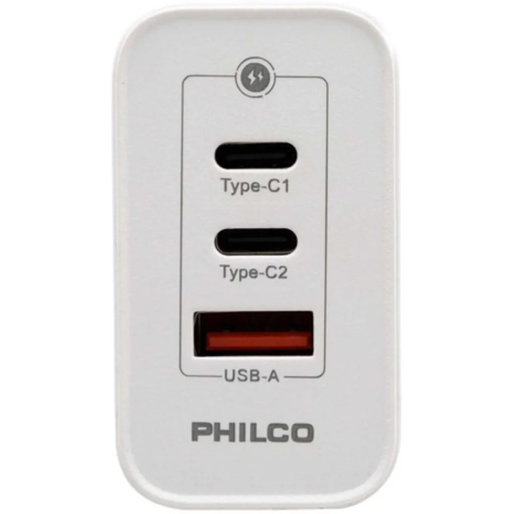 CARG. DE PARED SUPER RAPIDO 65W USB A Y TIPO C