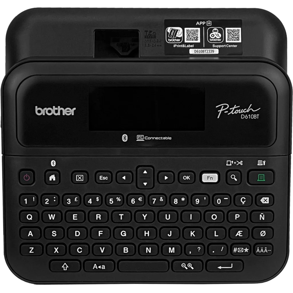 Imagen 9 de BROTHER QWERTY Rotuladora USB/Indep TZ3.5-24mm inc-Trafo opcion/6-AA