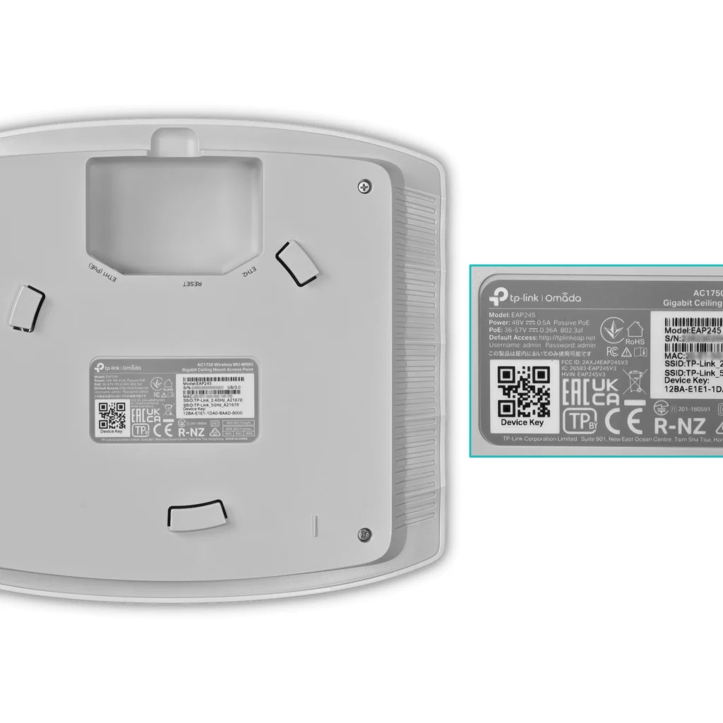 Access Point TP-Link AC1750 Banda Dual Inal. c punto de Acce. de Mont. en Techo 