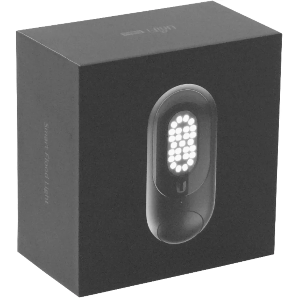 Imagen 1 de UP-FLOODLIGHT UBIQUITI PIR-5mt y Foco LED 550lm IPX5 10W 1-100 req-PoE-af req-Un