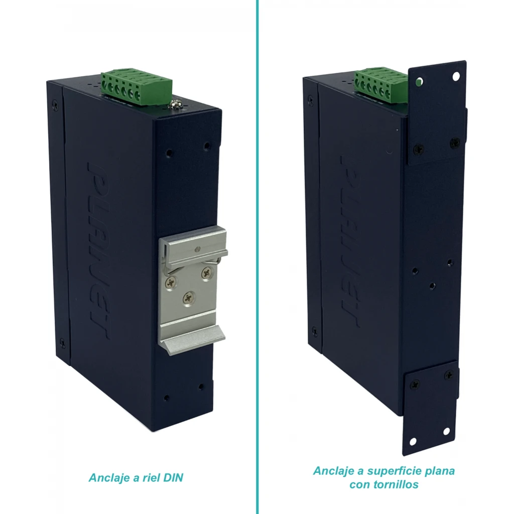 Imagen 5 de Switch Industrial Planet ISW-801T, 8 Puertos 10/100Mbps Riel-DIN no-Admin
