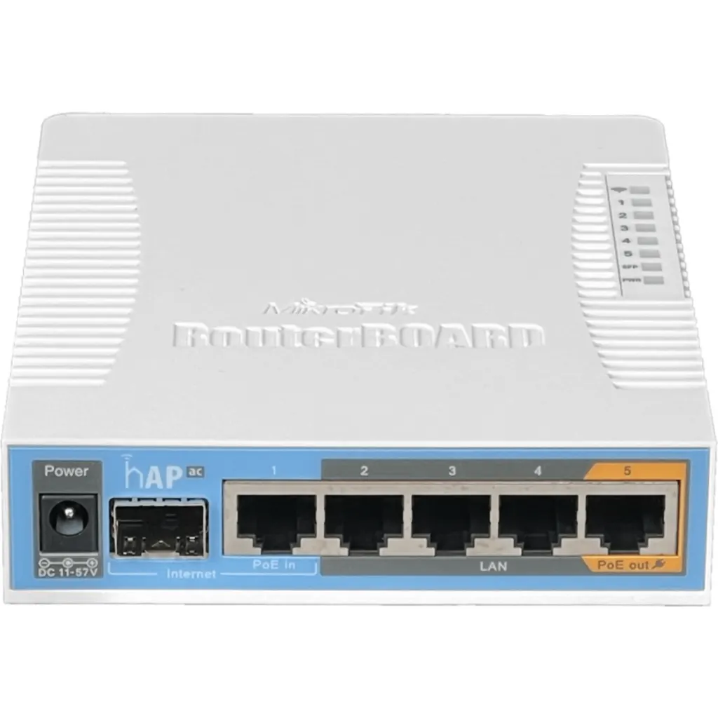 Imagen 5 de Router Mikrotik HAP-AC, 5-1000 1-SFP AC1750 2,4GHz/5GHz USB 