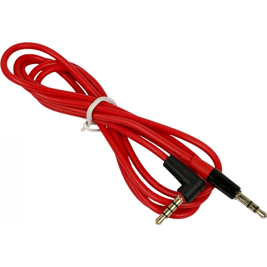 3,5mm-MM 90-Grados Macho-Macho 1mt Cable Audio Plug Phone-1/8 100cm