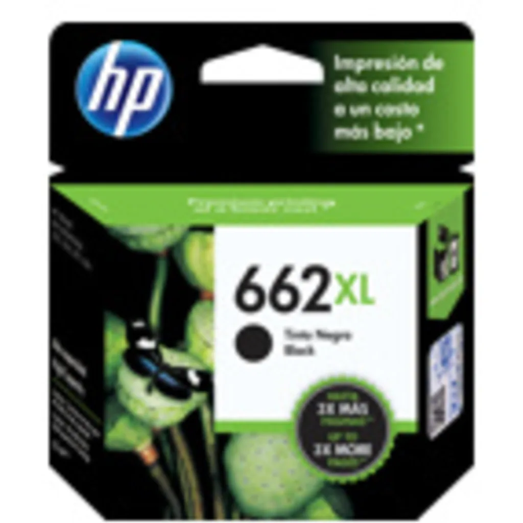 Imagen 6 de Cartridge HP 662XL Negro Tinta para Imp DeskJet 1015/1515/2510/264, 360Pág 6.5ml