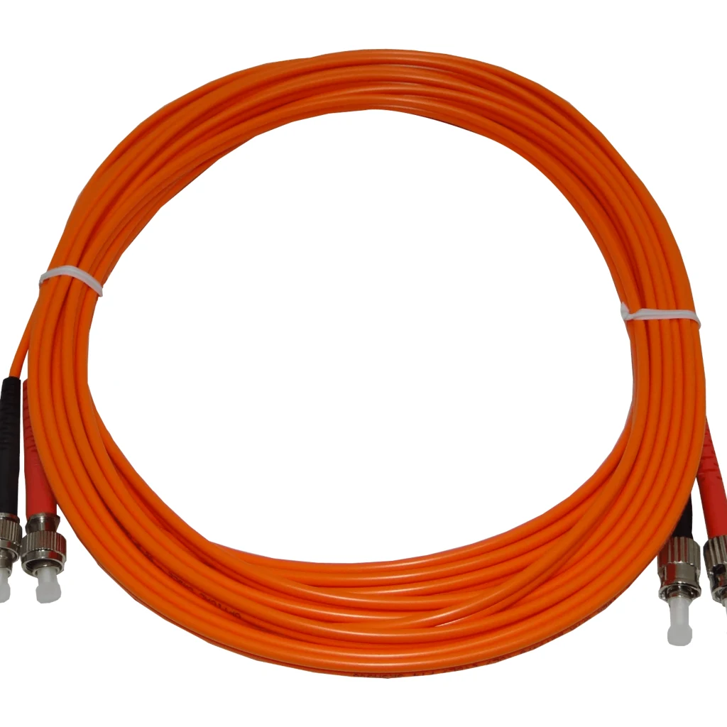 5mt FC-ST OM1 Multimodo MM Duplex Jumper Fibra 62.5/125um LSZH