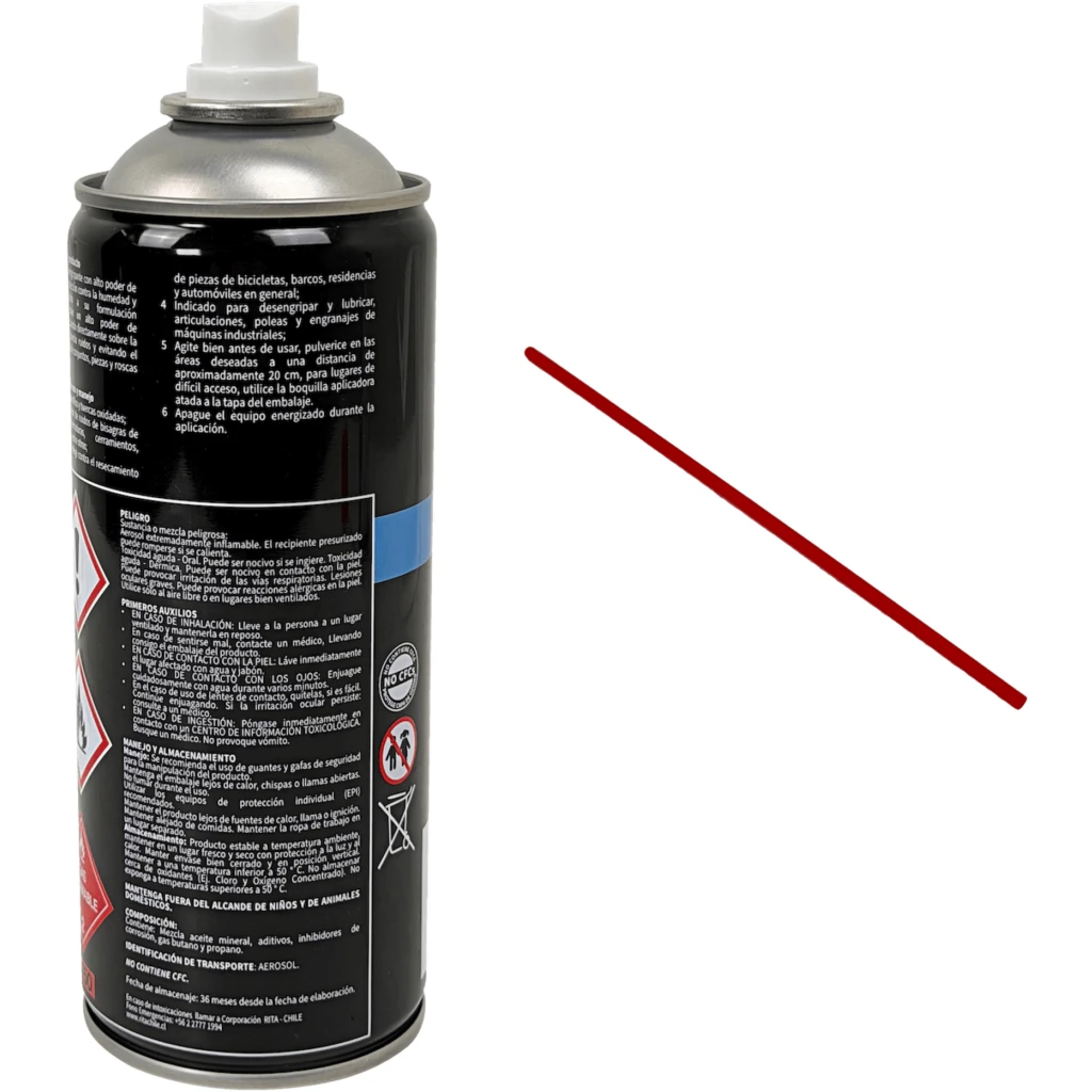 REX Lubricante Spray 400ml CO2 Anti-Corrosivo REX-40