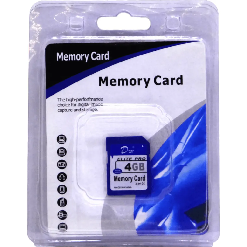 Memoria SD 4GB sin-Adaptador