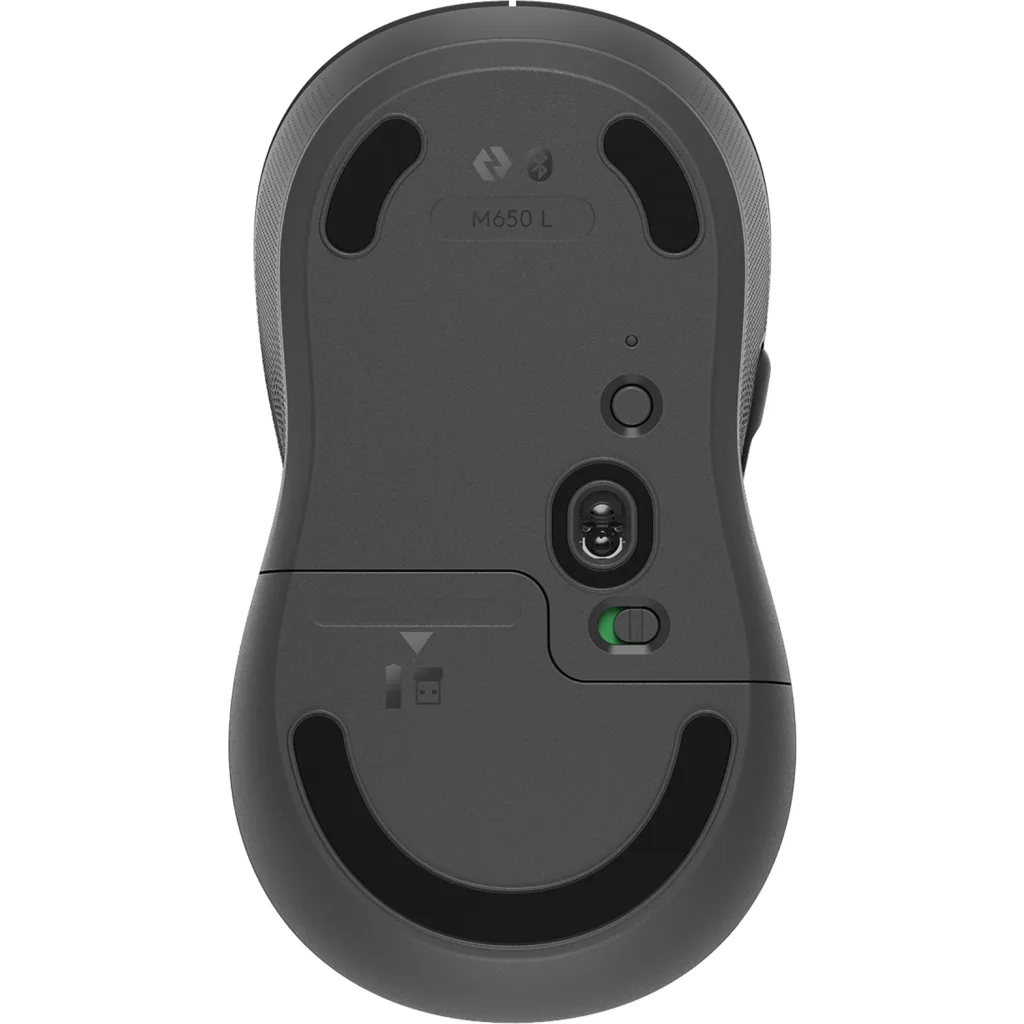 Imagen 1 de Mouse Inalámbrico Logitech Signature M650 L Large Wireless Diestro Graphite 