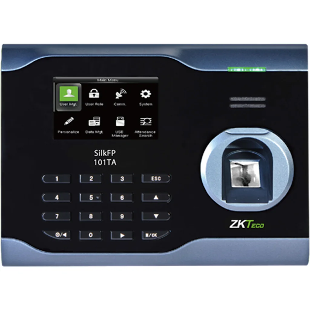 Terminal Biométrica SilkFP-101TA, Tiempo y Asistencia con Sensor SilkID