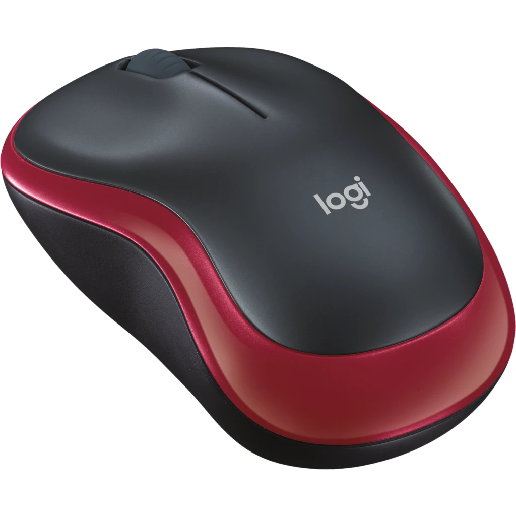 Imagen 3 de Mouse Inalámbrico Logitech M185 Óptico 1000dpi 2.4 Ghz 3 Botones USB Color Rojo