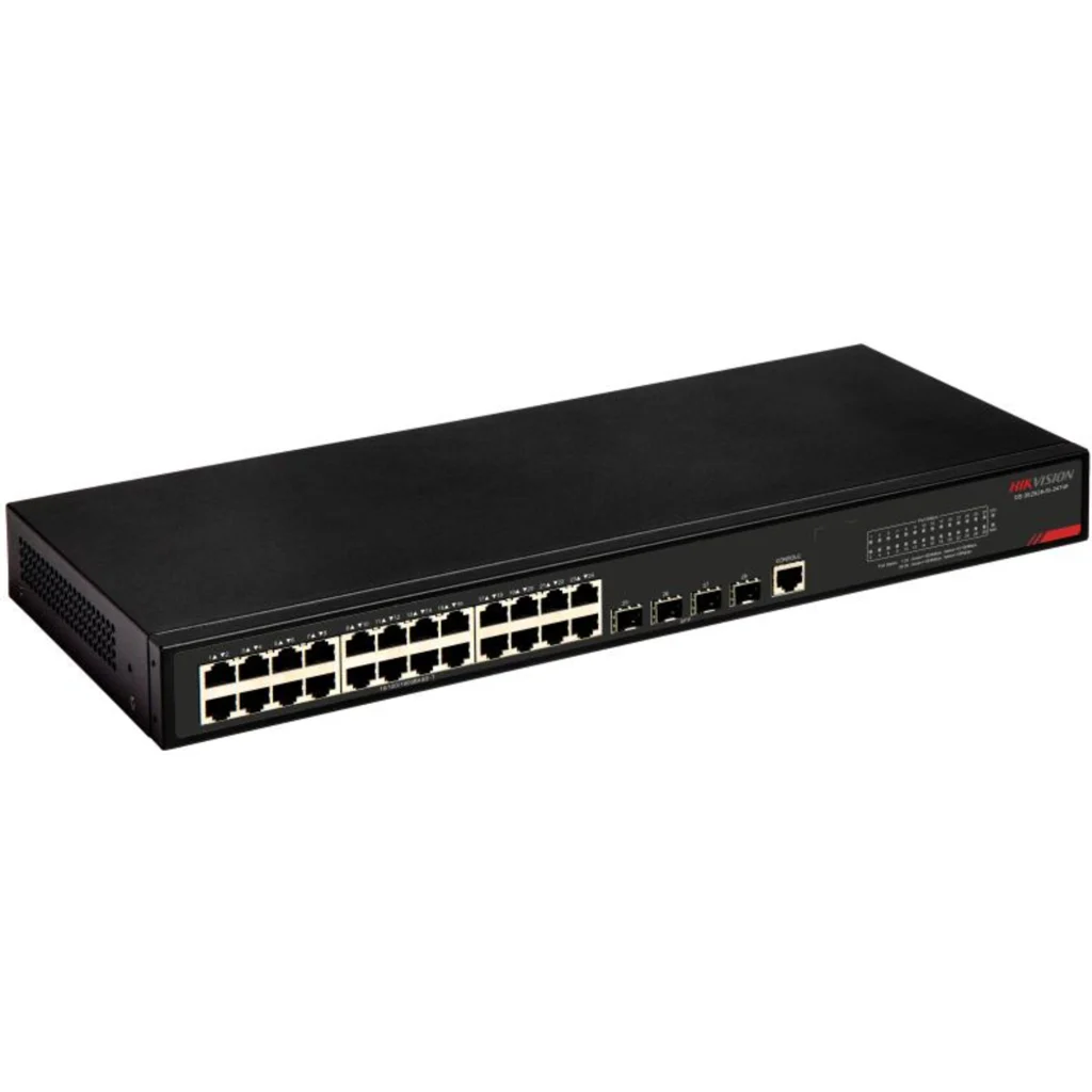 Imagen 3 de Switch Managed Hikvision 24 GE RJ45, 4 GE SFP, Smart L2+
