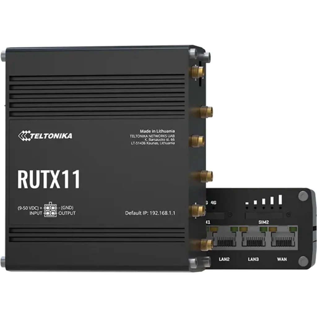 Imagen 5 de Router celular industrial Teltonika RUTX11, 4G LTE Cat6