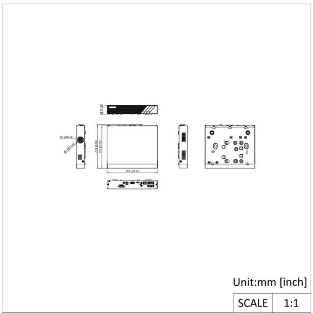 Imagen 6 de NVR IP Hikvision 4 ch 4 ch POE Capacidad 1 HDD/ H.264+ H265/ Grabacion 40Mbps