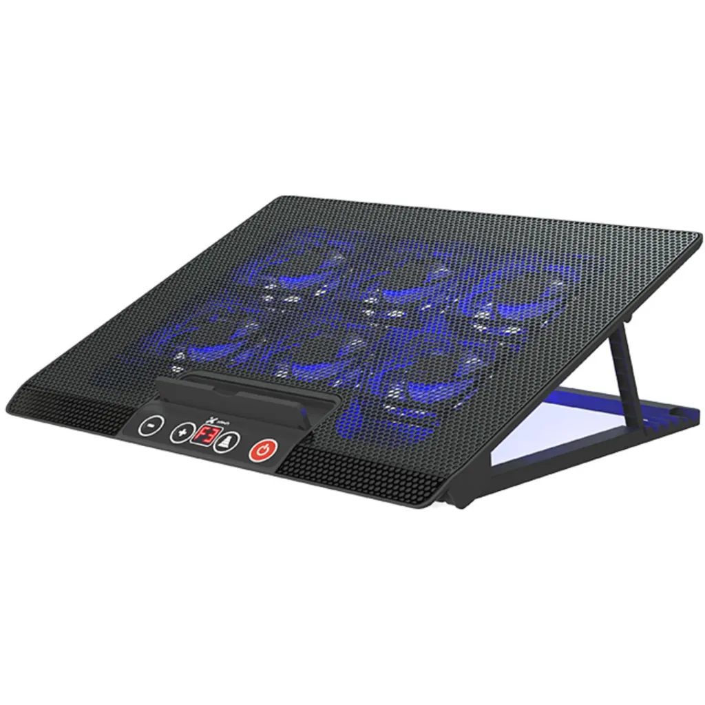 Imagen 1 de Base para Notebook Xtech  XTA-161, hasta 17" 6*FAN LED Altura ajustable 2*USB Ne