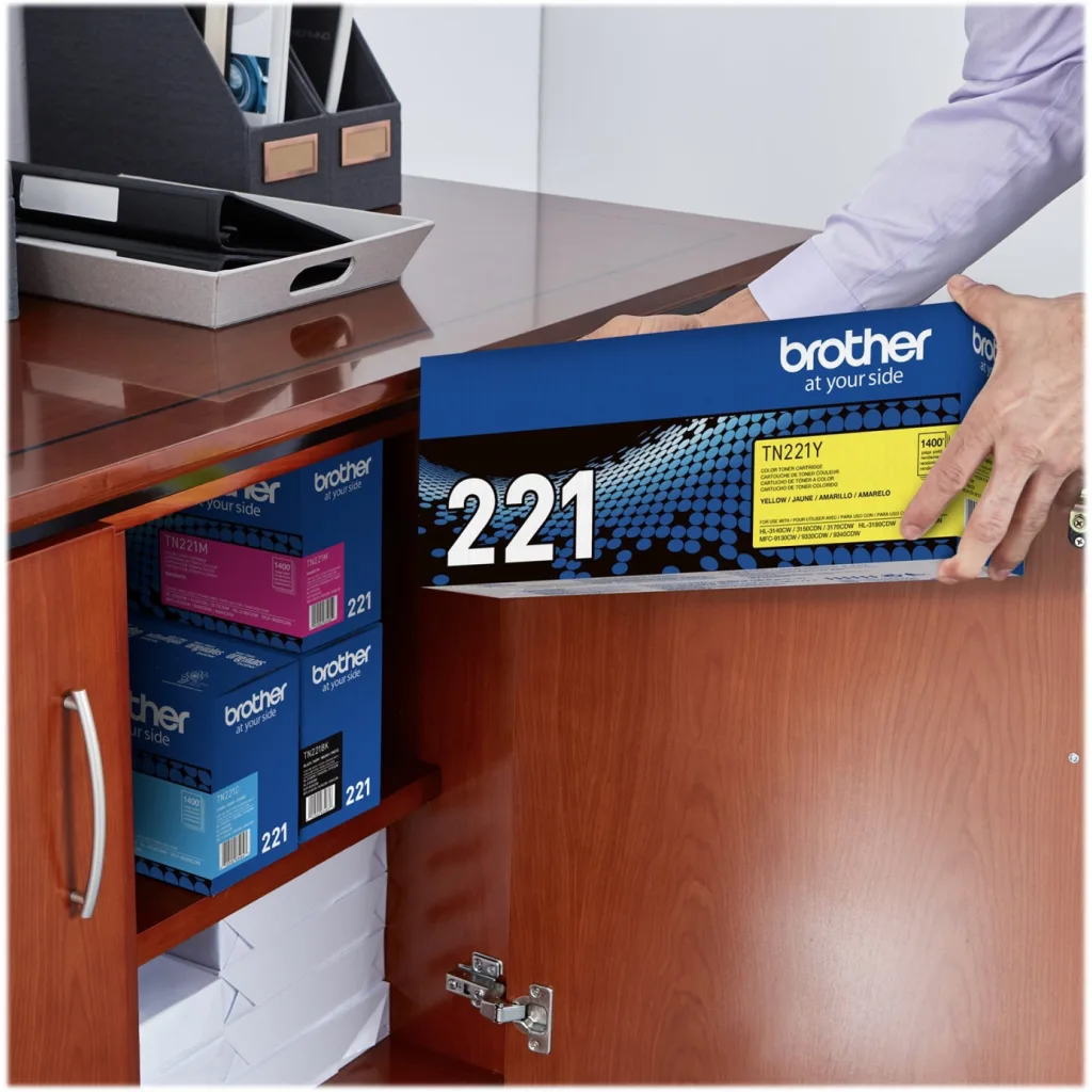 Imagen 5 de Toner Brother TN-221Y Amarillo DCP 9020/MFC-9330CDW, 1.400 Páginas