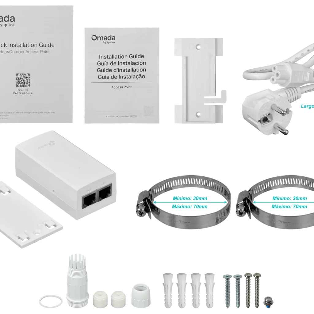 Imagen 1 de Punto de Acceso TP-Link AX3000 Indoor/outdoor Dual Band 1 puerto LAN 