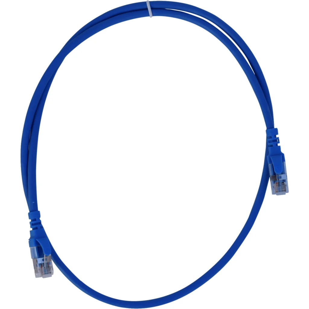 Cable de Red Linkmade Cat6a LSZH U/FTP Inyectado Multifilar 1 metro Color AZUL