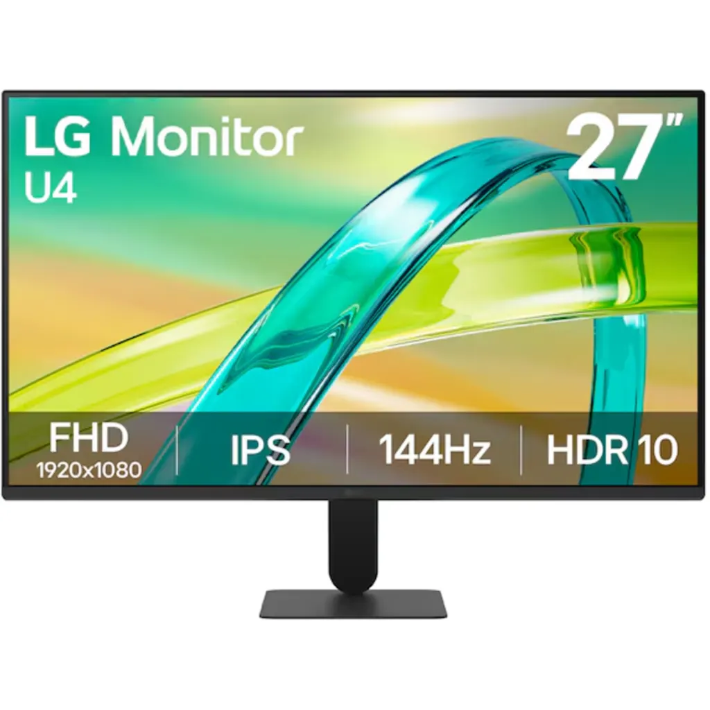 Imagen 0 de Monitor LG U4 27" FHD 1920*1080 IPS HDMI VGA Salida Auriculares 144Hz 