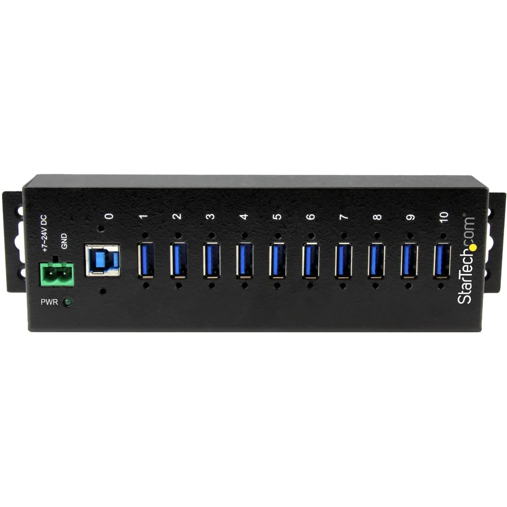 Imagen 1 de Hub Industrial StarTech ST1030USBM, 10 Puertos USB 3.0 Hub - Metal