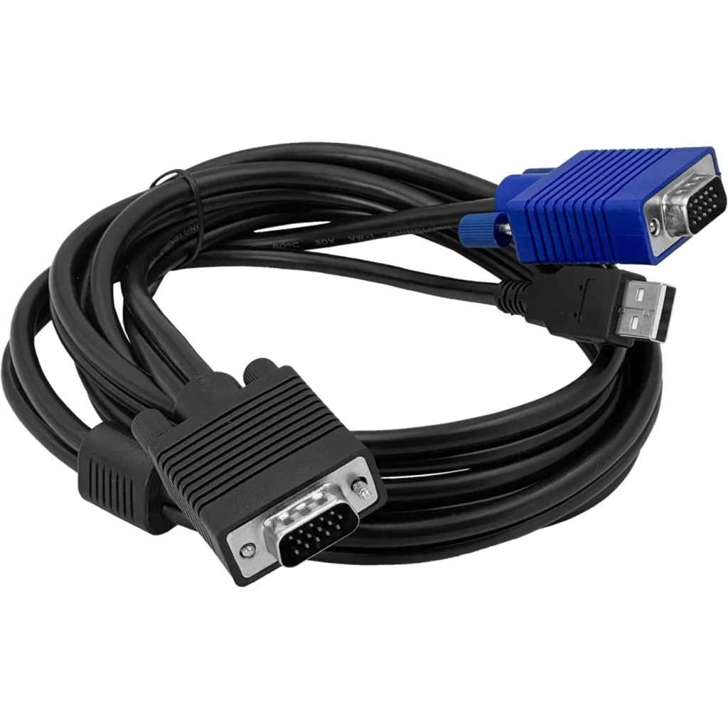 Imagen 1 de MINITAR 1,8mt CABLE KVM solo para ERU-8 USB VGA 1.8mt 2m ECAB2043-1.8M