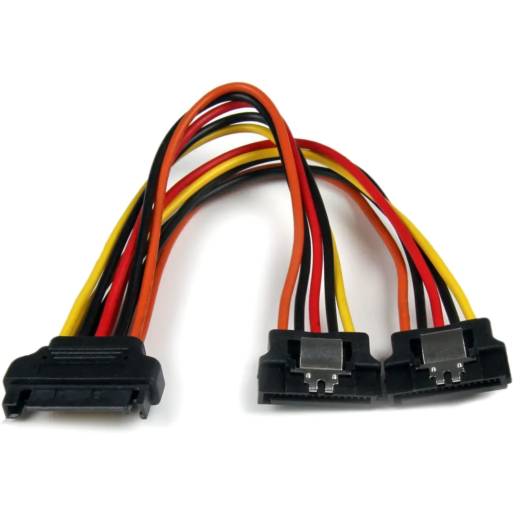 Imagen 0 de 6in Latching SATA Power Y Splitter Cable