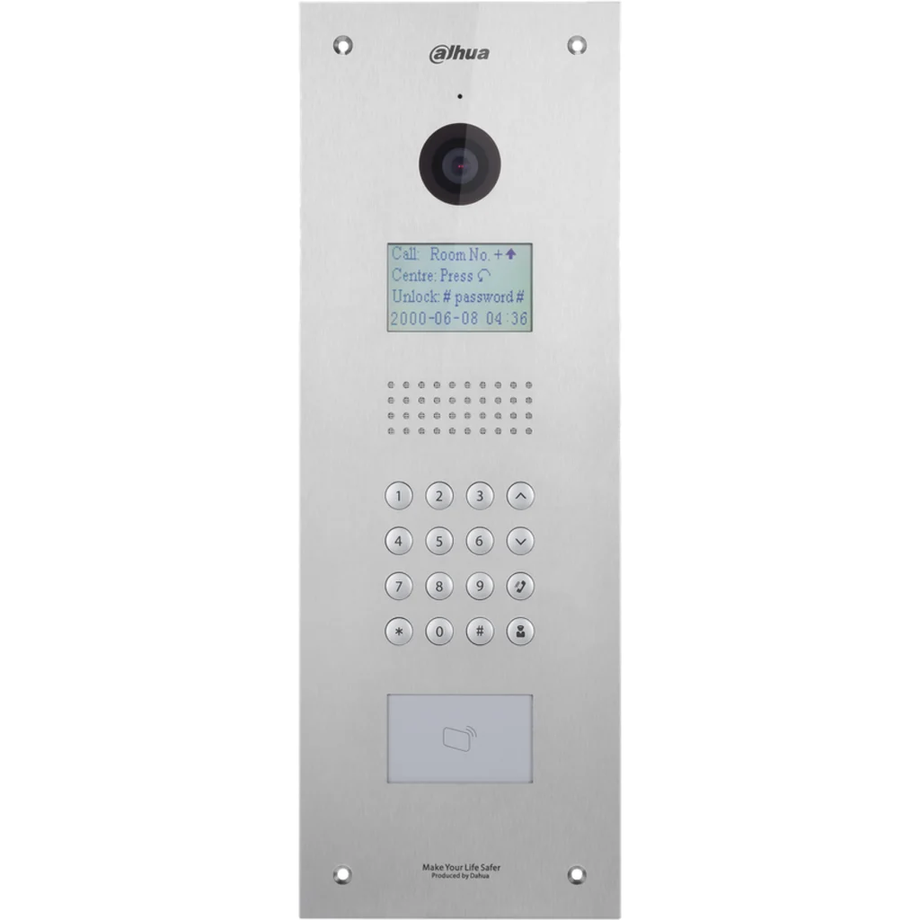 DHI-VTO1210C-X-S1. VTO para departamento soporta tarjetas Mifare proteccion IP 54 e IK07