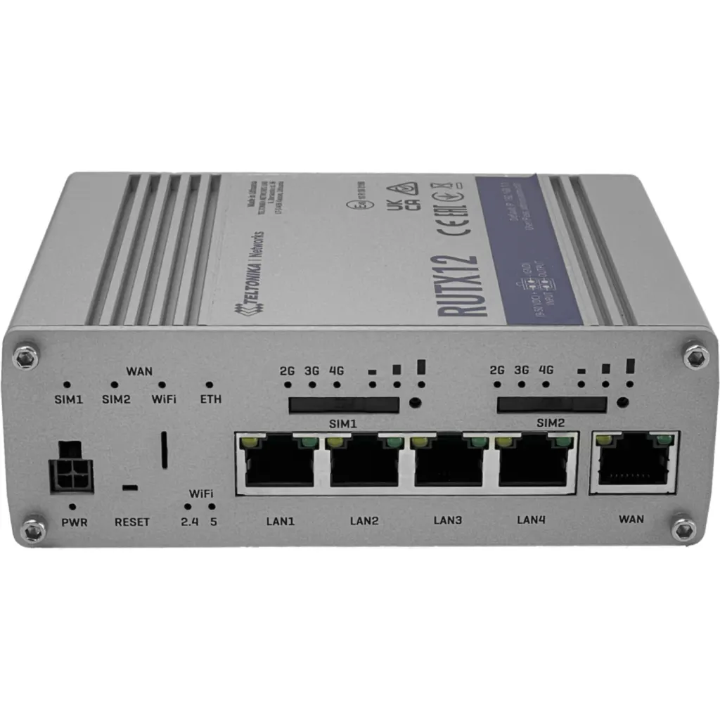 Imagen 4 de Router Celular Industrial TELTONIKA RUTX12 3G/4G Cat6, WiFi (2.4/5Ghz)