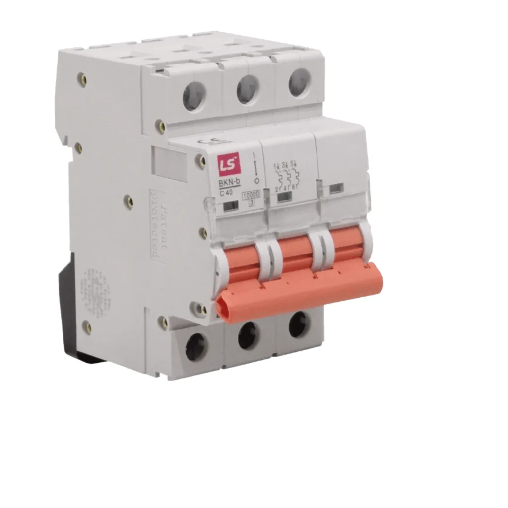 Imagen 3 de Trifasico 3x40A 15kA 230/400V Interruptor Termomagnetico C40 BKN-b