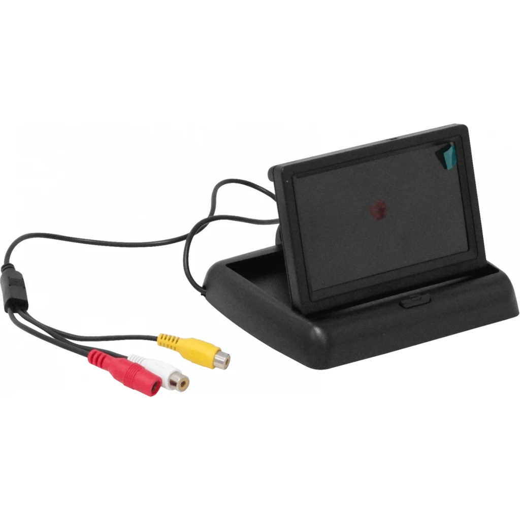Imagen 2 de Monitor 4-pulgadas Pantalla Analogo 2-RCA-H Plug-5,5x2,1mm Auto-Muro
