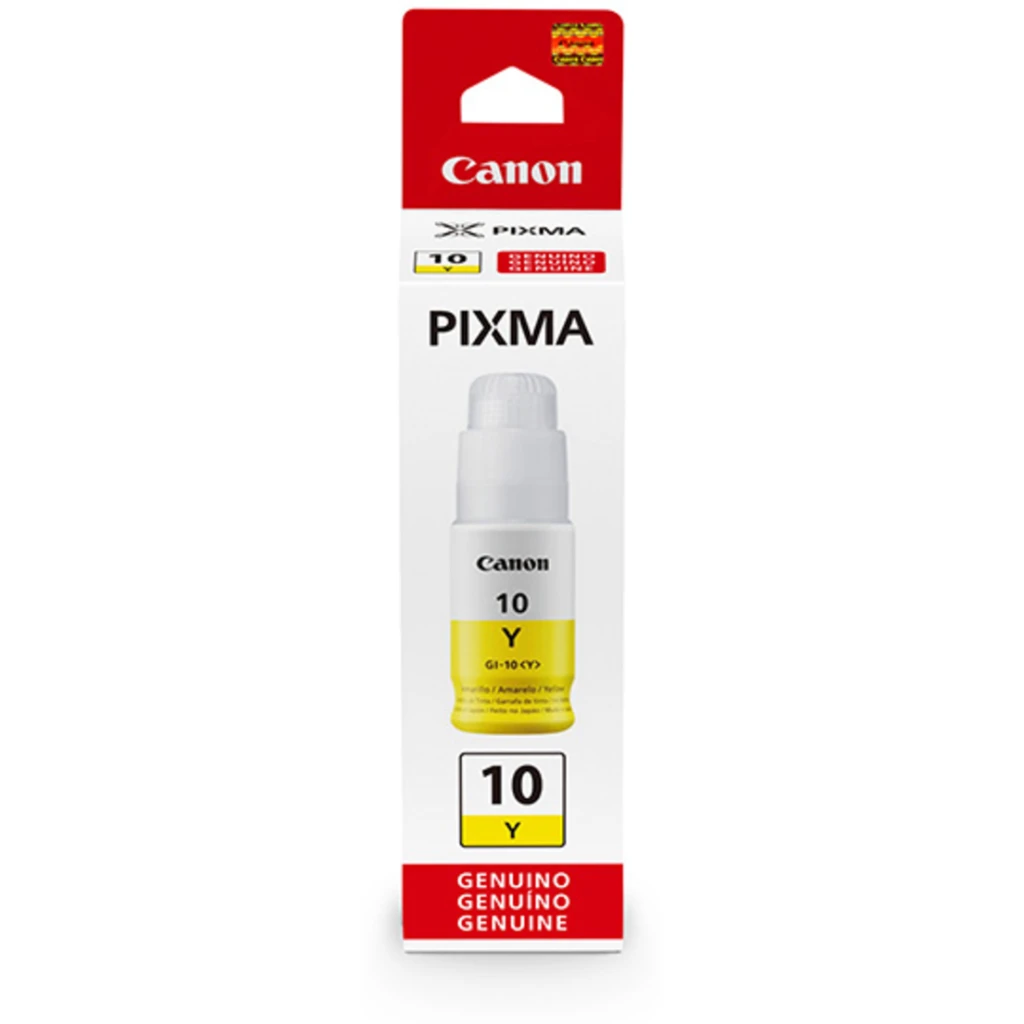 Imagen 1 de Botella de Tinta Canon GI-10 Yellow para Imp PIXMA G5010/G7010/GM2010/G6010 70ml