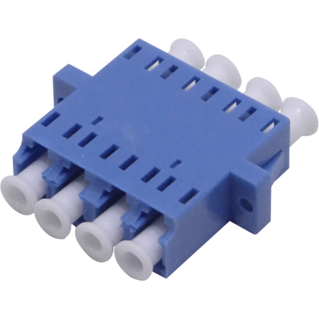 Imagen 1 de 4xLC-LC Azul SM/MM Doble-DX-Quad Copla Adaptador p/Cabecera-CL p/Caja