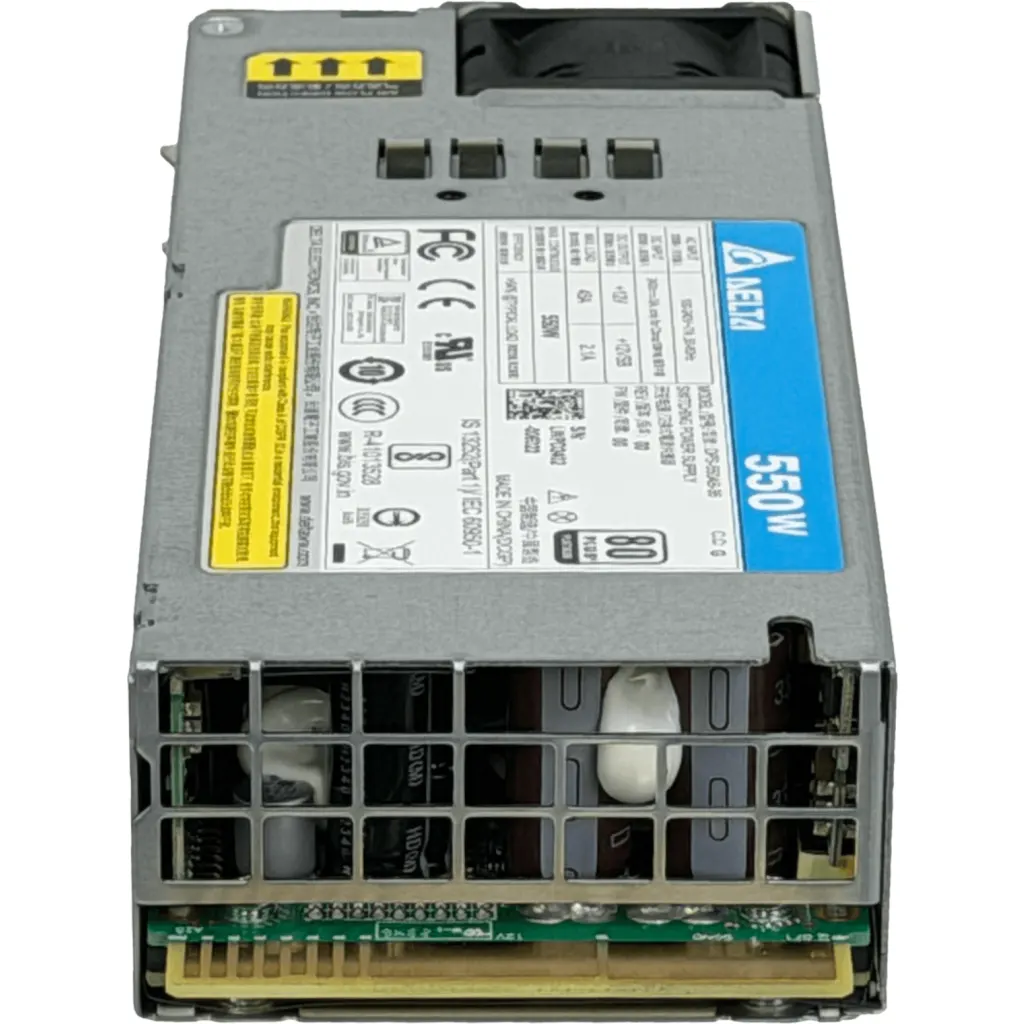 Imagen 5 de MIKROTIK Fuente Repuesto p/RDS2216 C14 550W 100-240VAC Hot-Swap 12V